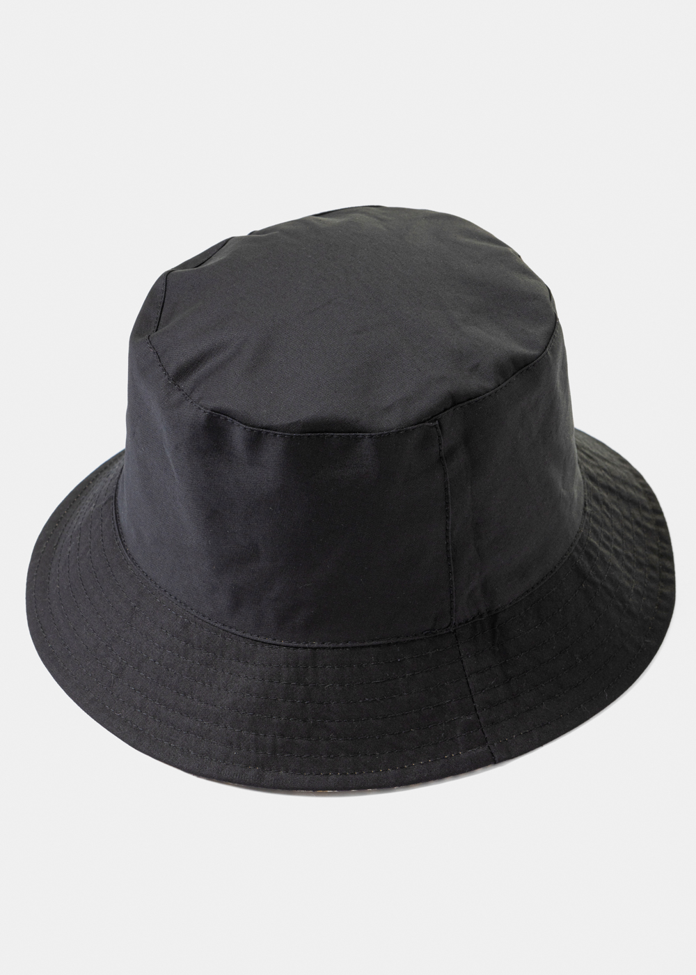 Double-Faced Bucket Hat Leopard Pattern & Black